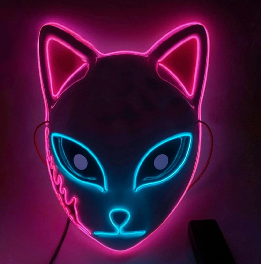 Pink LED Cat Mask
