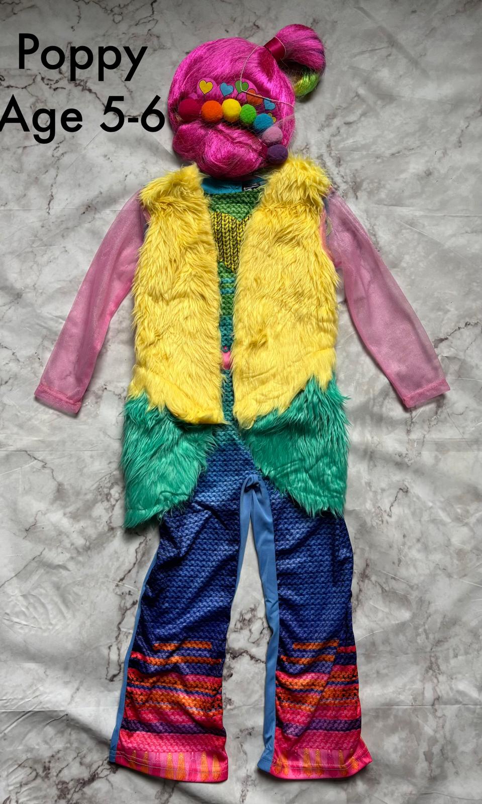 Poppy Trolls World Tour Costume